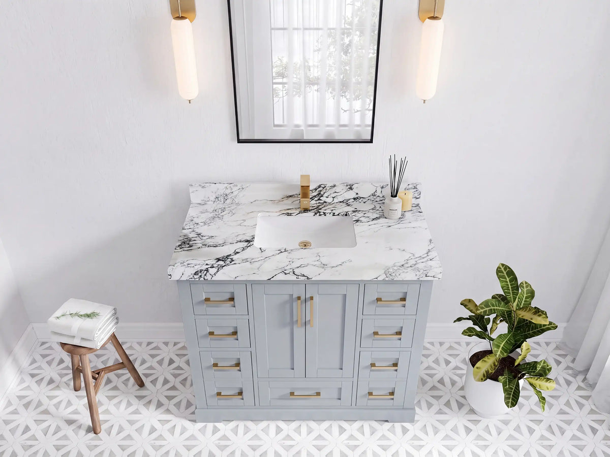 Boston 42 in. W x 22 in. D Single Sink Bathroom Vanity
