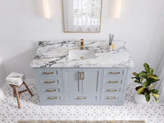 Boston 60 in. W x 22 in. D Single Sink Bathroom Vanity - photo 14