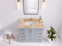 Boston 42 in. W x 22 in. D Single Sink Bathroom Vanity - photo 36