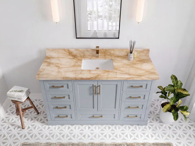 Boston 60 in. W x 22 in. D Single Sink Bathroom Vanity