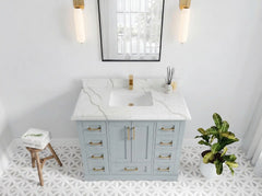 Boston 42 in. W x 22 in. D Single Sink Bathroom Vanity - photo 24