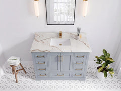 Boston 48 in. W x 22 in. D Single Sink Bathroom Vanity - photo 24