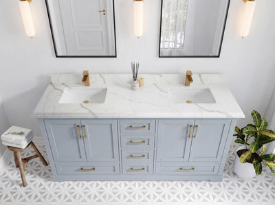Boston 72 in. W x 22 in. D Double Sink Bathroom Vanity