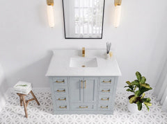 Boston 42 in. W x 22 in. D Single Sink Bathroom Vanity - photo 25