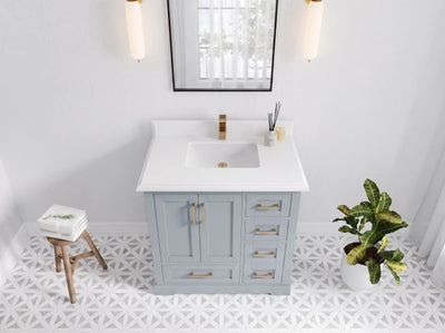 Boston 36 in. W x 22 in. D Center Sink Bathroom Vanity