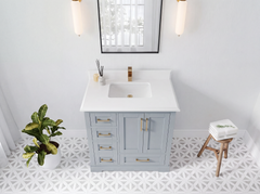 Boston 36 in. W x 22 in. D Center Sink Bathroom Vanity - photo 27