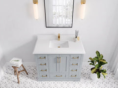 Boston 42 in. W x 22 in. D Single Sink Bathroom Vanity - photo 27