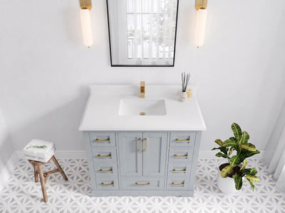 Boston 42 in. W x 22 in. D Single Sink Bathroom Vanity