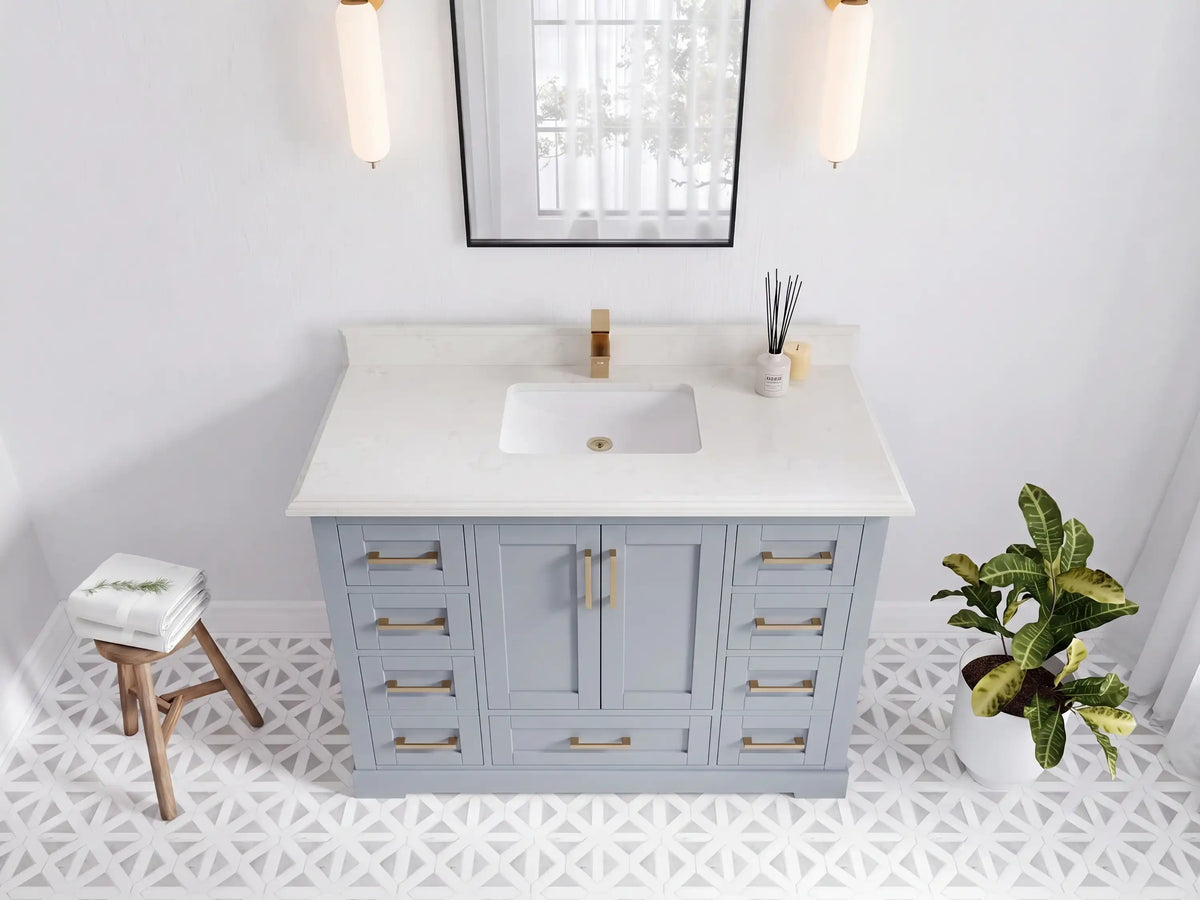 Boston 48 in. W x 22 in. D Single Sink Bathroom Vanity