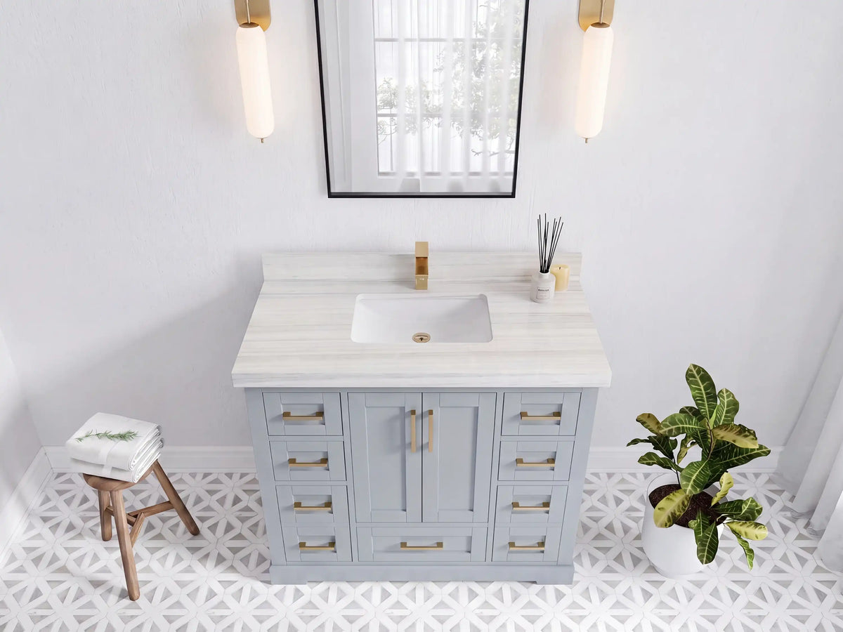 Boston 42 in. W x 22 in. D Single Sink Bathroom Vanity