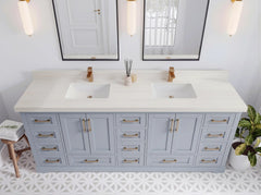 Boston 84 in. W x 22 in. D Double Sink Bathroom Vanity - photo 29
