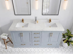 Boston 72 in. W x 22 in. D Double Sink Bathroom Vanity - photo 15