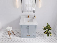 Boston 30 in. W x 22 in. D Single Sink Bathroom Vanity - photo 17
