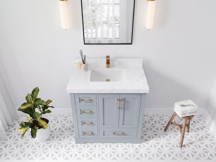 Boston 36 in. W x 22 in. D Center Sink Bathroom Vanity - photo 17