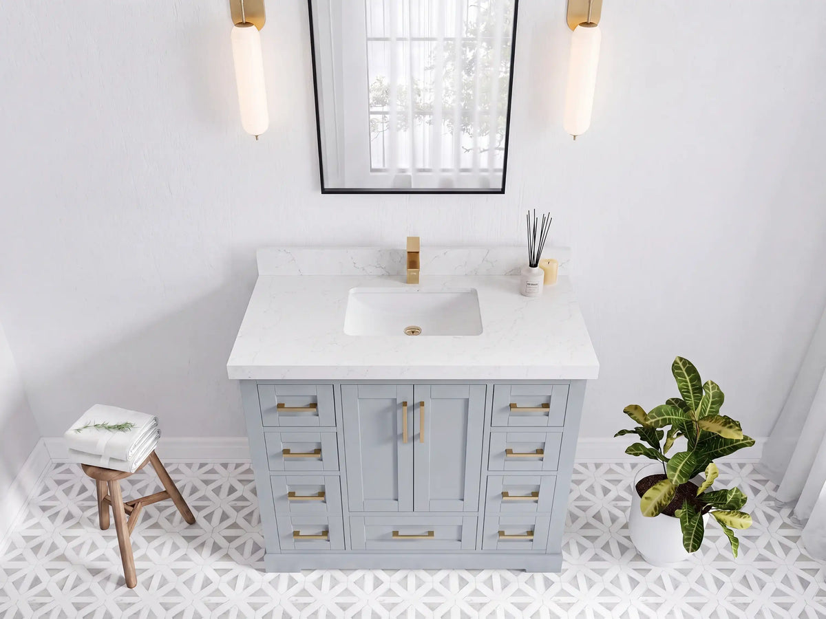 Boston 42 in. W x 22 in. D Single Sink Bathroom Vanity