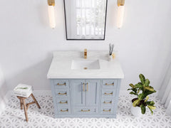 Boston 42 in. W x 22 in. D Single Sink Bathroom Vanity - photo 31