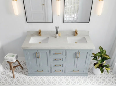 Boston 60 in. W x 22 in. D Double Sink Bathroom Vanity
