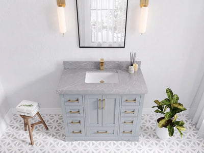 Boston 42 in. W x 22 in. D Single Sink Bathroom Vanity