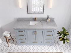 Boston 60 in. W x 22 in. D Single Sink Bathroom Vanity - photo 18