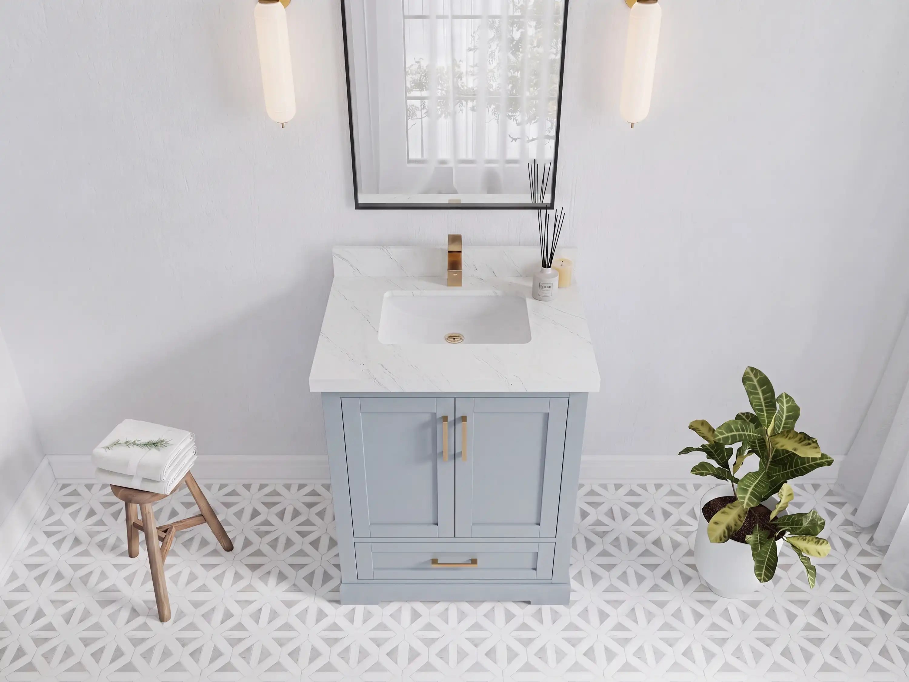 Boston 30 in. W x 22 in. D Single Sink Bathroom Vanity