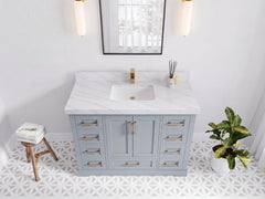 Boston 48 in. W x 22 in. D Single Sink Bathroom Vanity - photo 18