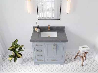 Boston 36 in. W x 22 in. D Center Sink Bathroom Vanity