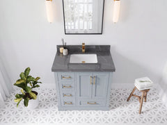 Boston 36 in. W x 22 in. D Right Offset Sink Bathroom Vanity - photo 20