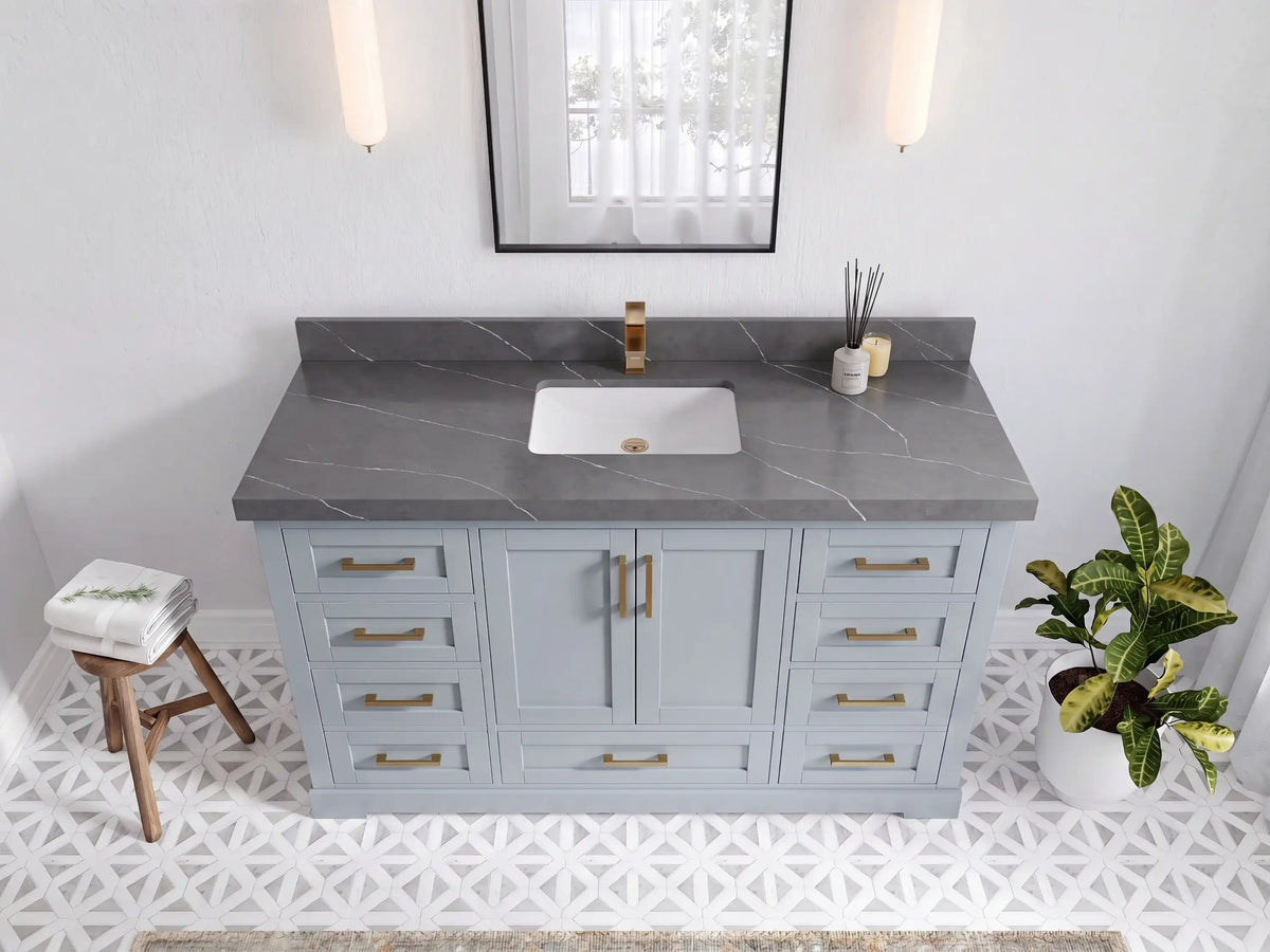 Boston 60 in. W x 22 in. D Single Sink Bathroom Vanity