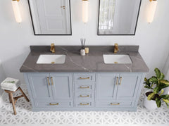 Boston 72 in. W x 22 in. D Double Sink Bathroom Vanity - photo 20
