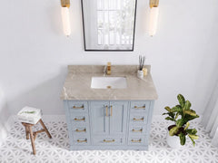 Boston 42 in. W x 22 in. D Single Sink Bathroom Vanity - photo 33