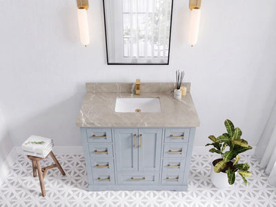 Boston 42 in. W x 22 in. D Single Sink Bathroom Vanity