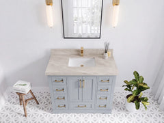 Boston 42 in. W x 22 in. D Single Sink Bathroom Vanity - photo 34