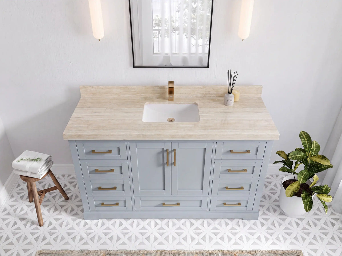Boston 60 in. W x 22 in. D Single Sink Bathroom Vanity