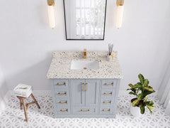Boston 42 in. W x 22 in. D Single Sink Bathroom Vanity - photo 35