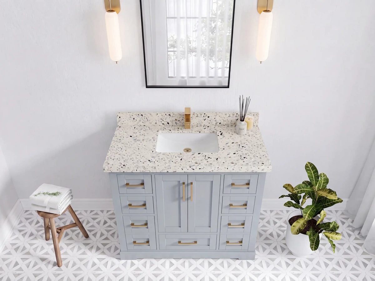 Boston 42 in. W x 22 in. D Single Sink Bathroom Vanity
