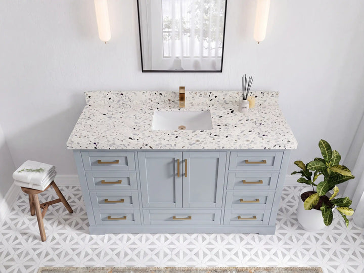 Boston 60 in. W x 22 in. D Single Sink Bathroom Vanity - photo 35