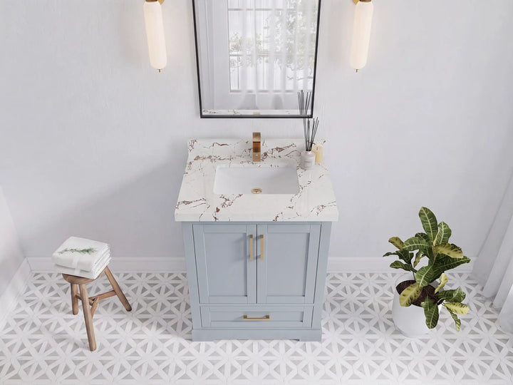 Boston 30 in. W x 22 in. D Single Sink Bathroom Vanity - photo 22