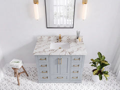 Boston 42 in. W x 22 in. D Single Sink Bathroom Vanity - photo 21