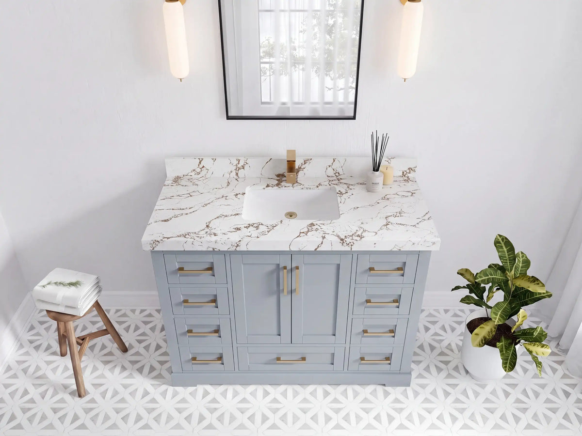 Boston 48 in. W x 22 in. D Single Sink Bathroom Vanity