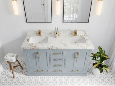 Boston 60 in. W x 22 in. D Double Sink Bathroom Vanity