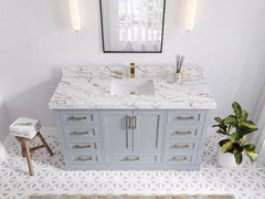 Boston 60 in. W x 22 in. D Single Sink Bathroom Vanity - photo 23