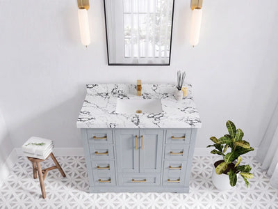 Boston 42 in. W x 22 in. D Single Sink Bathroom Vanity