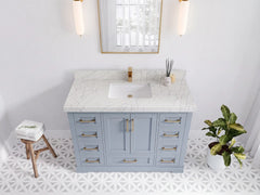 Boston 48 in. W x 22 in. D Single Sink Bathroom Vanity - photo 23