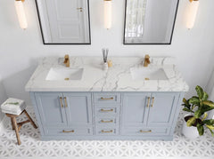 Boston 72 in. W x 22 in. D Double Sink Bathroom Vanity - photo 24