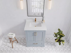 Boston 30 in. W x 22 in. D Single Sink Bathroom Vanity - photo 5
