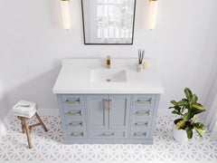 Boston 48 in. W x 22 in. D Single Sink Bathroom Vanity - photo 4