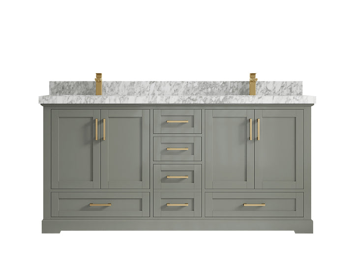 Boston 72 in. W x 22 in. D Double Sink Bathroom Vanity - photo 14