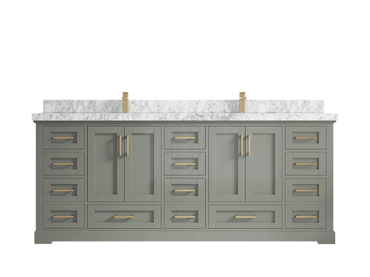 Boston 84 in. W x 22 in. D Double Sink Bathroom Vanity - photo 14