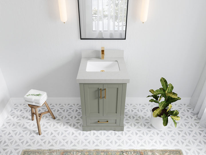 Boston 24 in. W x 22 in. D Single Sink Bathroom Vanity - photo 15