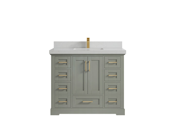 Boston 42 in. W x 22 in. D Single Sink Bathroom Vanity - photo 16